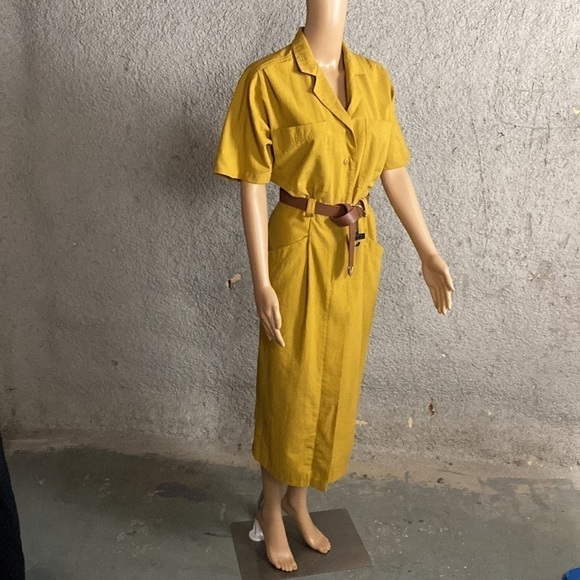 Vintage Utility Dress, fits S - Picture 9 of 13